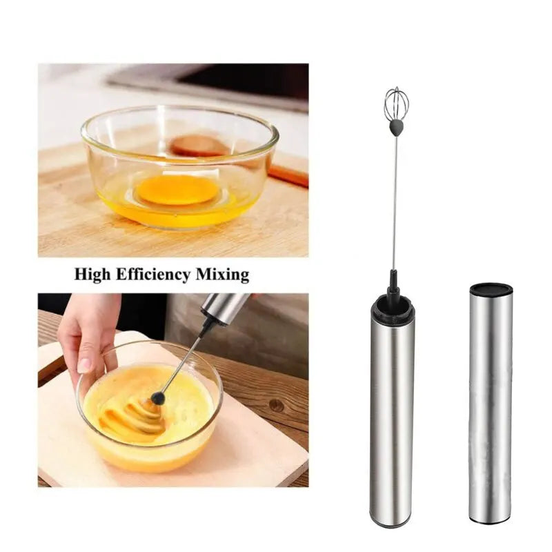 Royallure Portable Electric Milk Frother – USB Rechargeable Handheld Foam Maker for Coffee, Milk, and Eggs 4