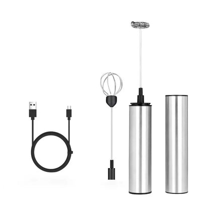 Royallure Portable Electric Milk Frother – USB Rechargeable Handheld Foam Maker for Coffee, Milk, and Eggs 5