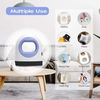 Royallure Portable Mini Heat Press Machine – Fast Heating, Adjustable Temperature for Custom Shirts and Crafts 1