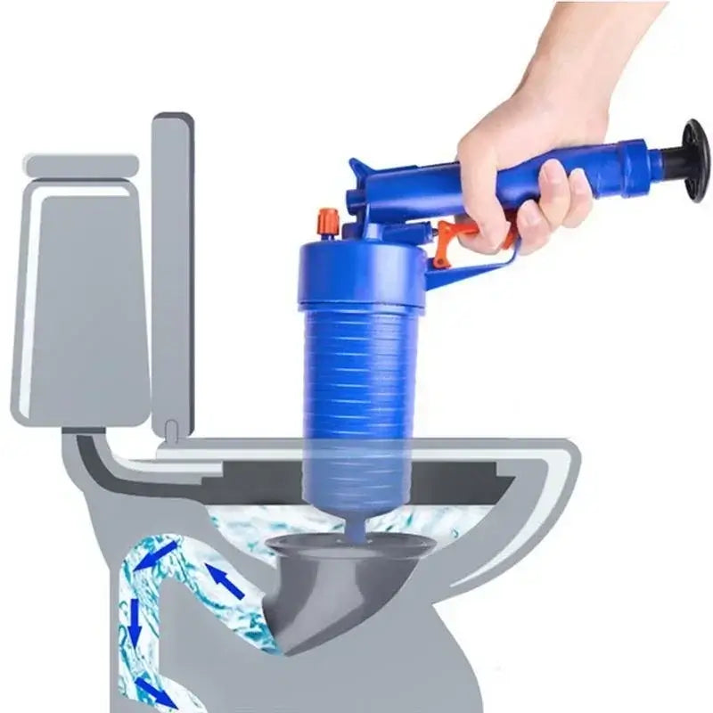 Royallure Pump Action Drain Cleaner – High Pressure Drain Unblocker for Toilets and Sinks, Efficient Sewer Drain Cleaning Tool 2