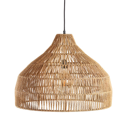 Royallure Rattan Pendant Light, Handmade Bohemian Kitchen Hanging Lights, Adjustable Cord 0