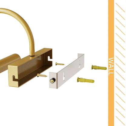 Royallure Rechargeable LED Wall Sconce Light – Modern Gold Bathroom Wall Light with Remote Control and Three Color Temperatures 5