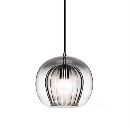 Royallure Retro Glass Pendant Light - Stylish Kitchen Hanging Lights for Home Decor 0