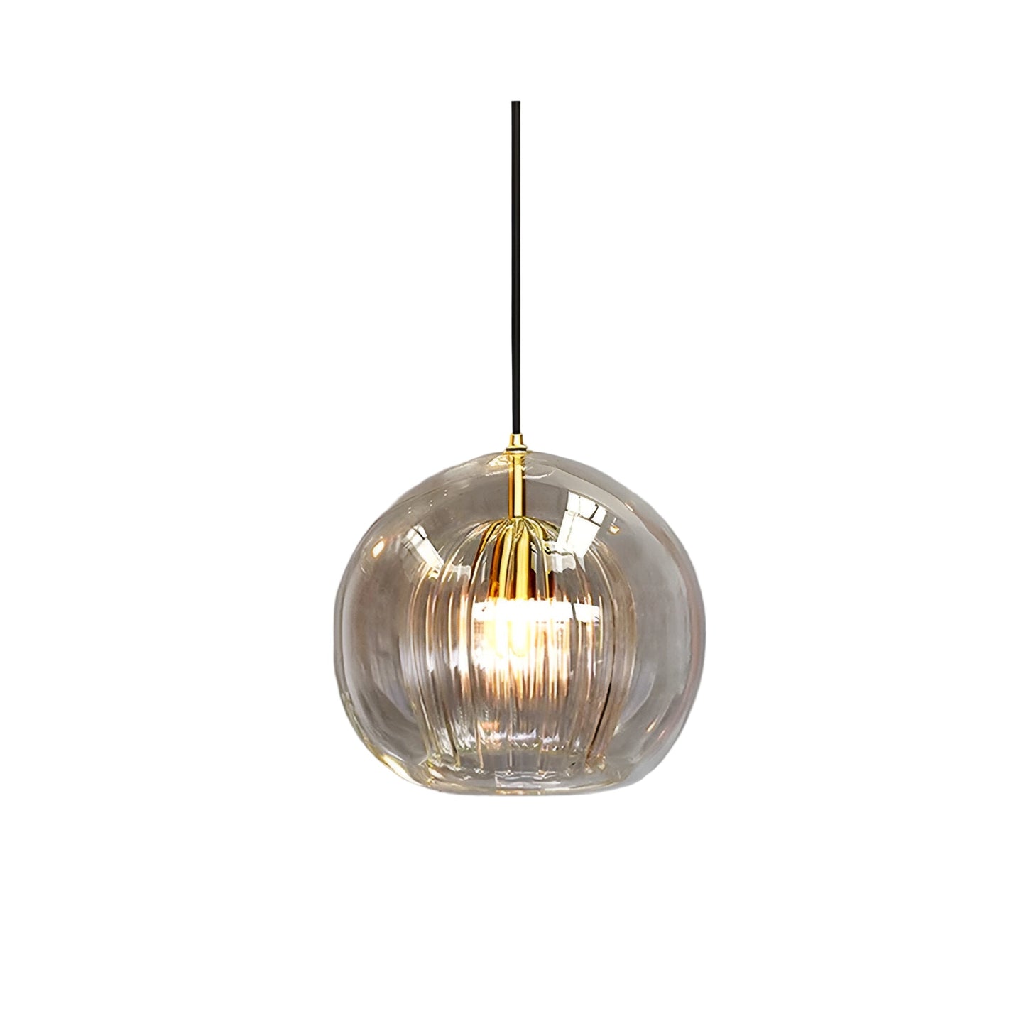 Royallure Retro Glass Pendant Light - Stylish Kitchen Hanging Lights for Home Decor 10