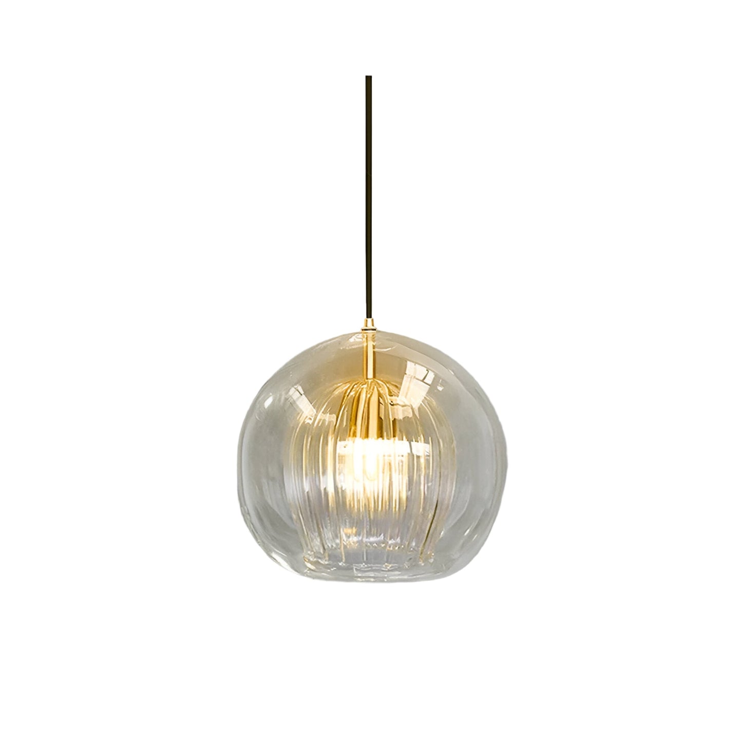 Royallure Retro Glass Pendant Light - Stylish Kitchen Hanging Lights for Home Decor 9