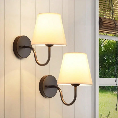 Royallure Retro Rechargeable Wall Sconce with RGB LED Bulb – Stylish Wall Light for Living Room, Bedroom, and Hallway 1