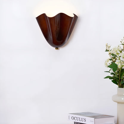 Royallure Retro Stained Glass Wall Sconce with Warm LED Light for Elegant Home Decor 5