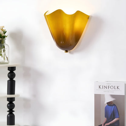 Royallure Retro Stained Glass Wall Sconce with Warm LED Light for Elegant Home Decor 6