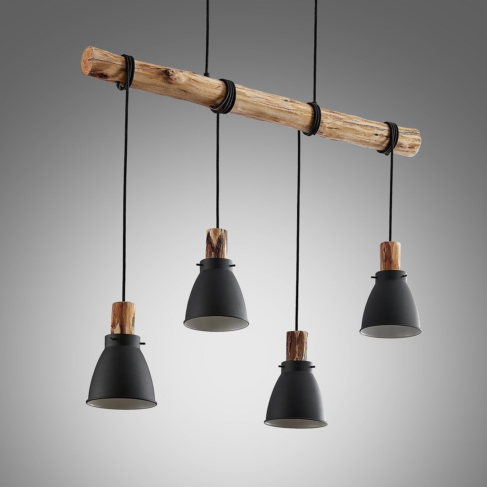 Royallure Rustic Kitchen Pendant Lighting with Adjustable Shades for Dining Island 4