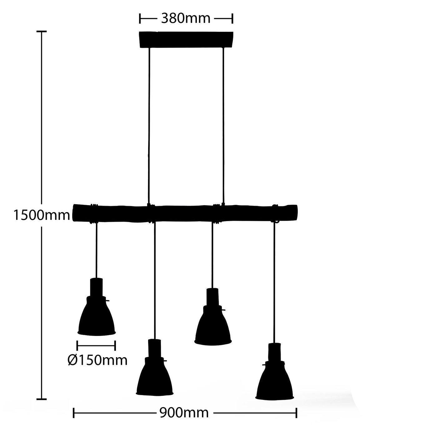 Royallure Rustic Kitchen Pendant Lighting with Adjustable Shades for Dining Island 6