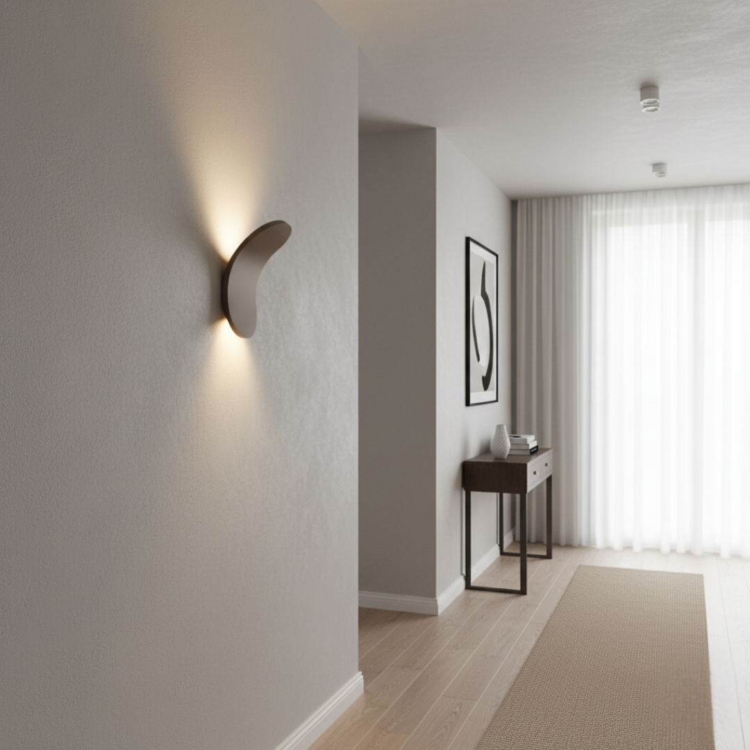 Royallure Scandinavian LED Wall Sconce, Minimalist Metal Wall Lamp for Modern Interiors 2