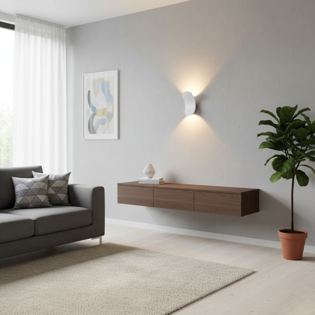 Royallure Scandinavian LED Wall Sconce, Minimalist Metal Wall Lamp for Modern Interiors 3