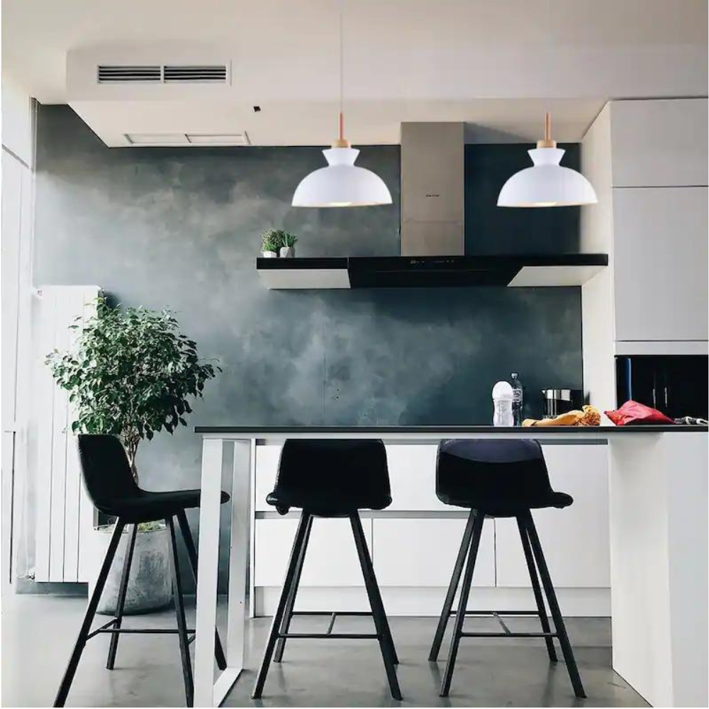 Royallure Scandinavian Pendant Light - Modern Kitchen Pendant Lighting in Vibrant Colors 1