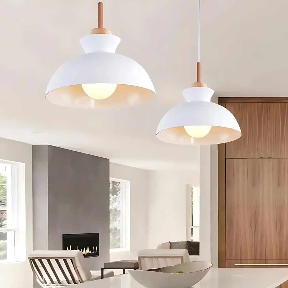Royallure Scandinavian Pendant Light - Modern Kitchen Pendant Lighting in Vibrant Colors 2