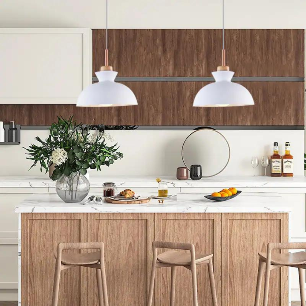 Royallure Scandinavian Pendant Light - Modern Kitchen Pendant Lighting in Vibrant Colors 3