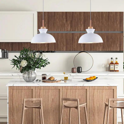 Royallure Scandinavian Pendant Light - Modern Kitchen Pendant Lighting in Vibrant Colors 3