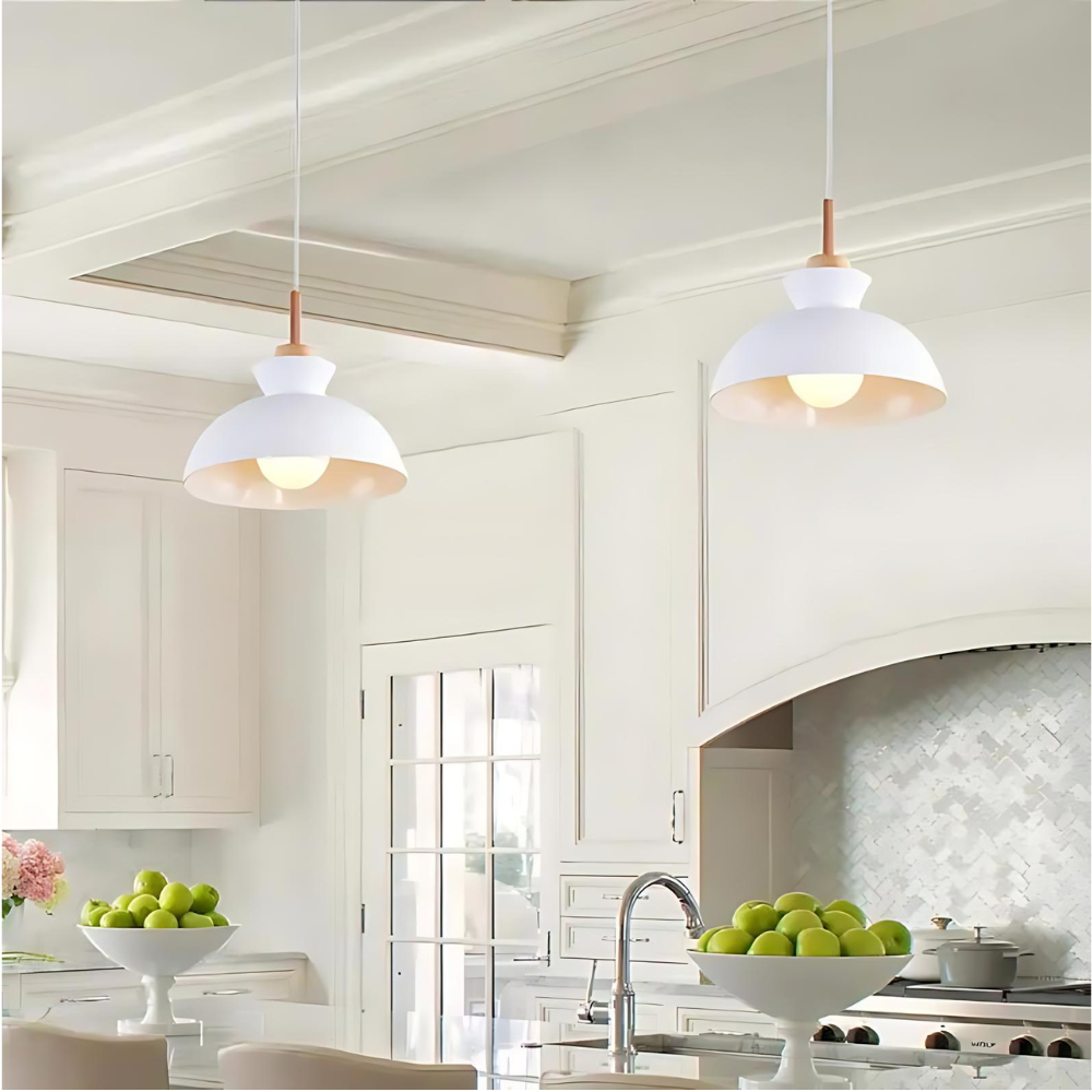 Royallure Scandinavian Pendant Light - Modern Kitchen Pendant Lighting in Vibrant Colors 4