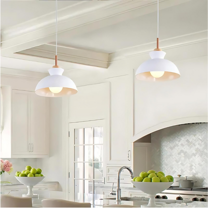 Royallure Scandinavian Pendant Light - Modern Kitchen Pendant Lighting in Vibrant Colors 4