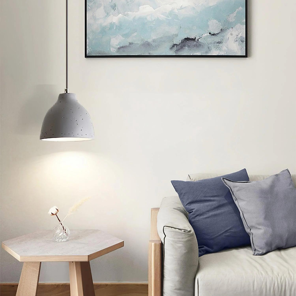 Royallure Scandinavian Resin Bowl Light for Elegant Home Décor, Warm LED Illumination 1