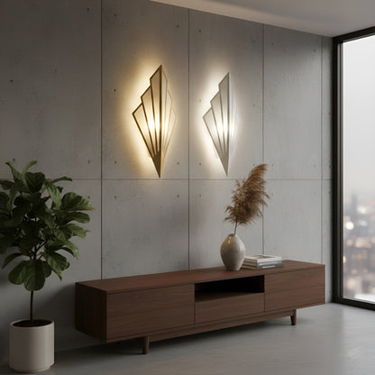 Royallure Sculptural LED Wall Light, Modern Bathroom Sconce for Home Decor 2