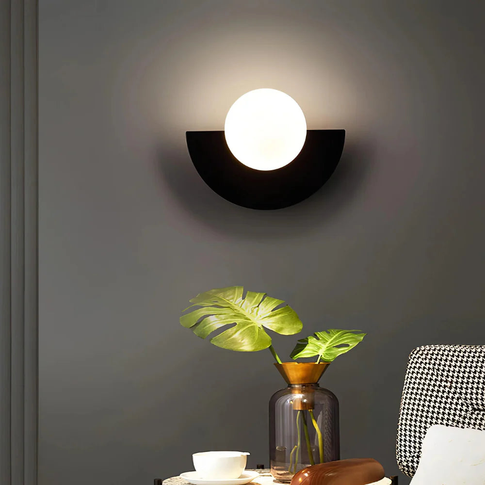 Royallure Sculptural Wall Light - Modern Sconce with Ambient Moon-Soft Illumination 1