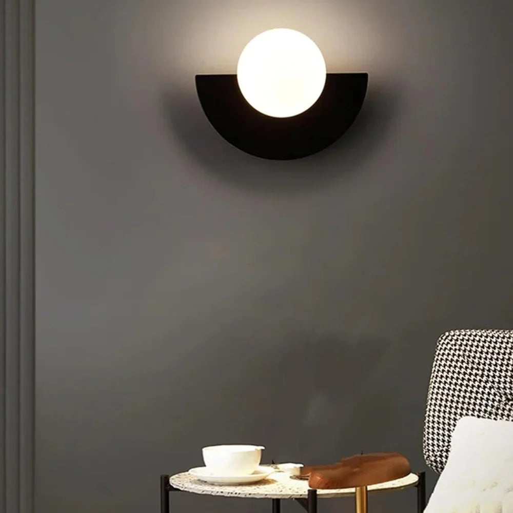 Royallure Sculptural Wall Light - Modern Sconce with Ambient Moon-Soft Illumination 3