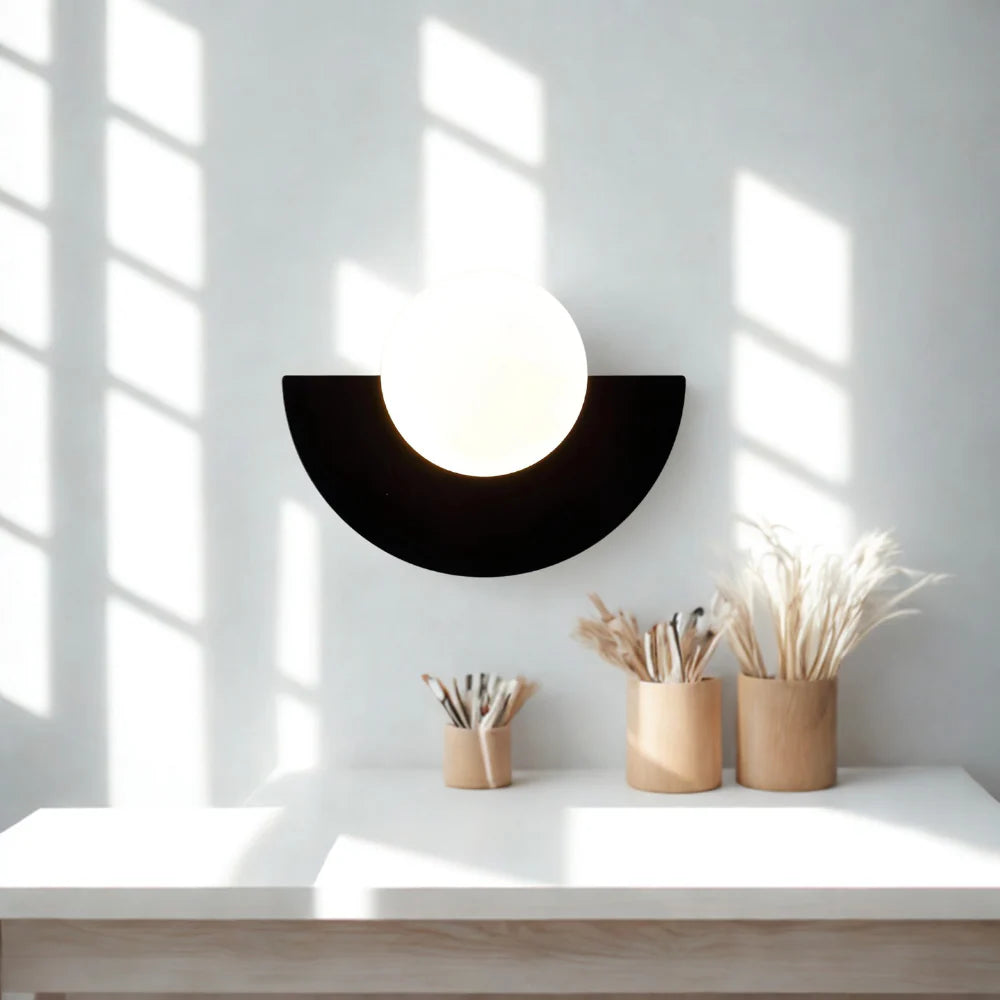 Royallure Sculptural Wall Light - Modern Sconce with Ambient Moon-Soft Illumination 4