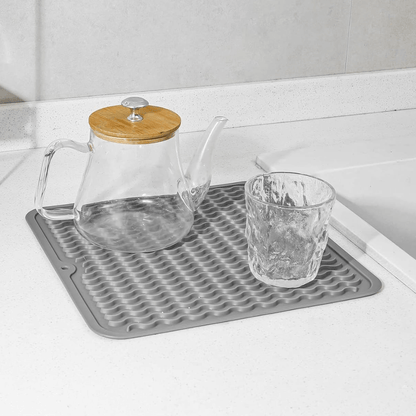 Royallure Silicone Dish Drying Mat – Heat Resistant Eco-Friendly Kitchen Drying Mat, Multi-Use 18 x 24 Inches 0