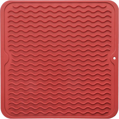 Royallure Silicone Dish Drying Mat – Heat Resistant Eco-Friendly Kitchen Drying Mat, Multi-Use 18 x 24 Inches 11