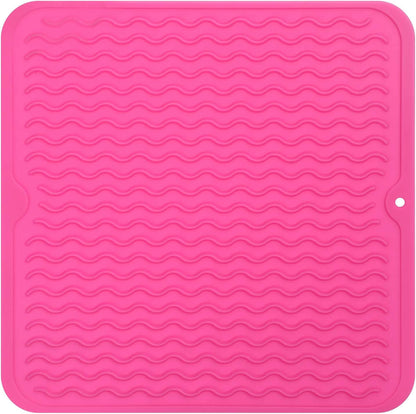 Royallure Silicone Dish Drying Mat – Heat Resistant Eco-Friendly Kitchen Drying Mat, Multi-Use 18 x 24 Inches 13