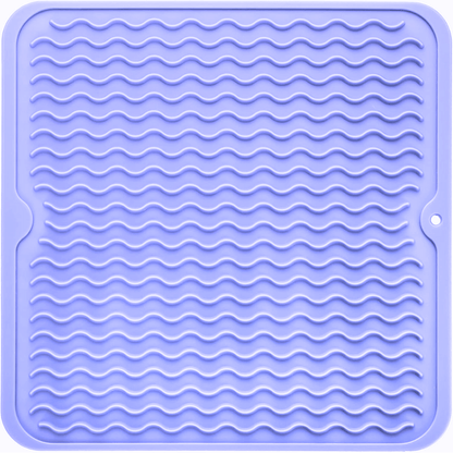 Royallure Silicone Dish Drying Mat – Heat Resistant Eco-Friendly Kitchen Drying Mat, Multi-Use 18 x 24 Inches 18