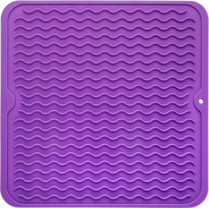 Royallure Silicone Dish Drying Mat – Heat Resistant Eco-Friendly Kitchen Drying Mat, Multi-Use 18 x 24 Inches 19
