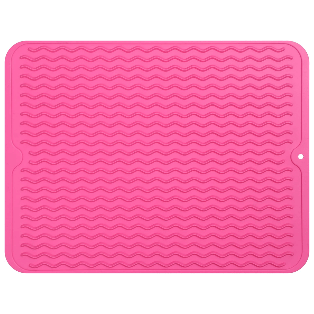 Royallure Silicone Dish Drying Mat – Heat Resistant Eco-Friendly Kitchen Drying Mat, Multi-Use 18 x 24 Inches 3