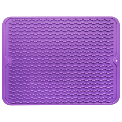 Royallure Silicone Dish Drying Mat – Heat Resistant Eco-Friendly Kitchen Drying Mat, Multi-Use 18 x 24 Inches 5