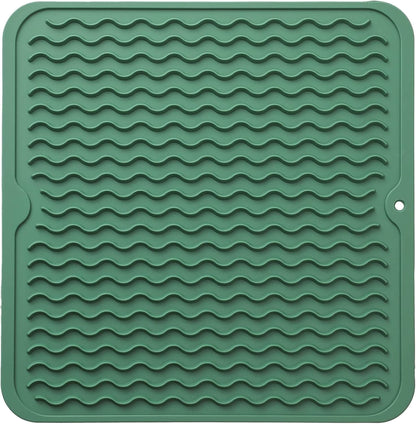 Royallure Silicone Dish Drying Mat – Heat Resistant Eco-Friendly Kitchen Drying Mat, Multi-Use 18 x 24 Inches 9