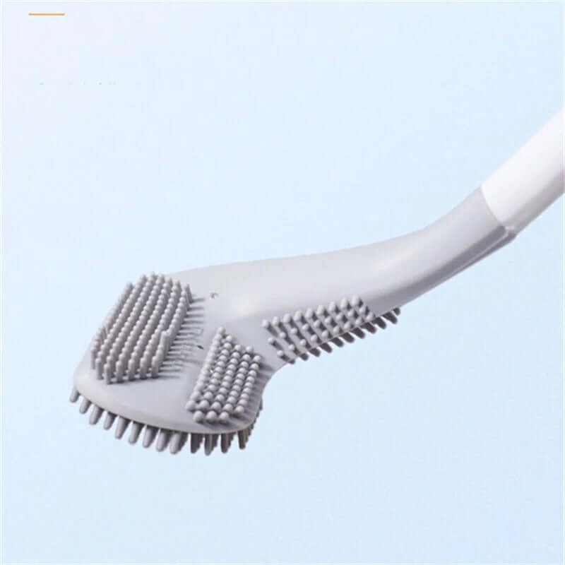 Royallure Silicone Toilet Brush with Holder – Durable, Hygienic Bristles for Deep Cleaning, Easy Adhesive Installation 3