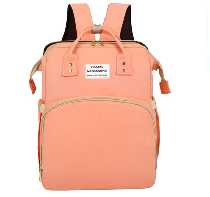 Royallure Smart Diaper Bag Backpack with Foldable Bed and USB Charging Port 10