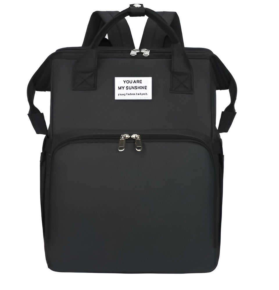 Royallure Smart Diaper Bag Backpack with Foldable Bed and USB Charging Port 13