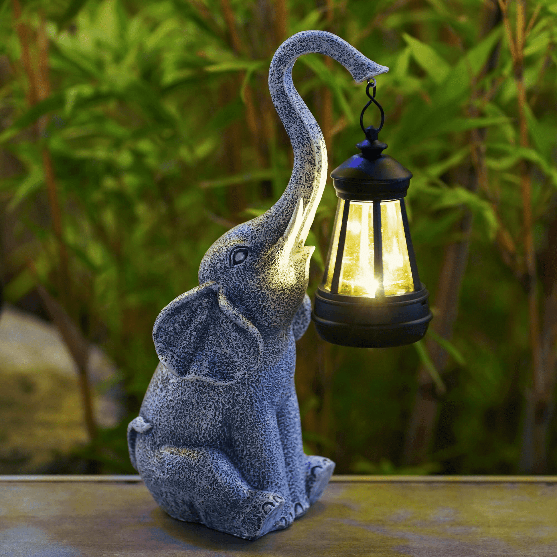 Royallure Solar Garden Lamp with Charming Elephant Design – Outdoor Solar Lights for Garden Decor and Automatic Glow 1