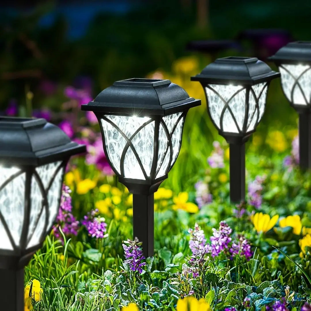 Royallure Solar Garden Lights – Waterproof LED Outdoor Pathway Lamps with Warm White Glow, Automatic Operation, Eco-Friendly Design 0