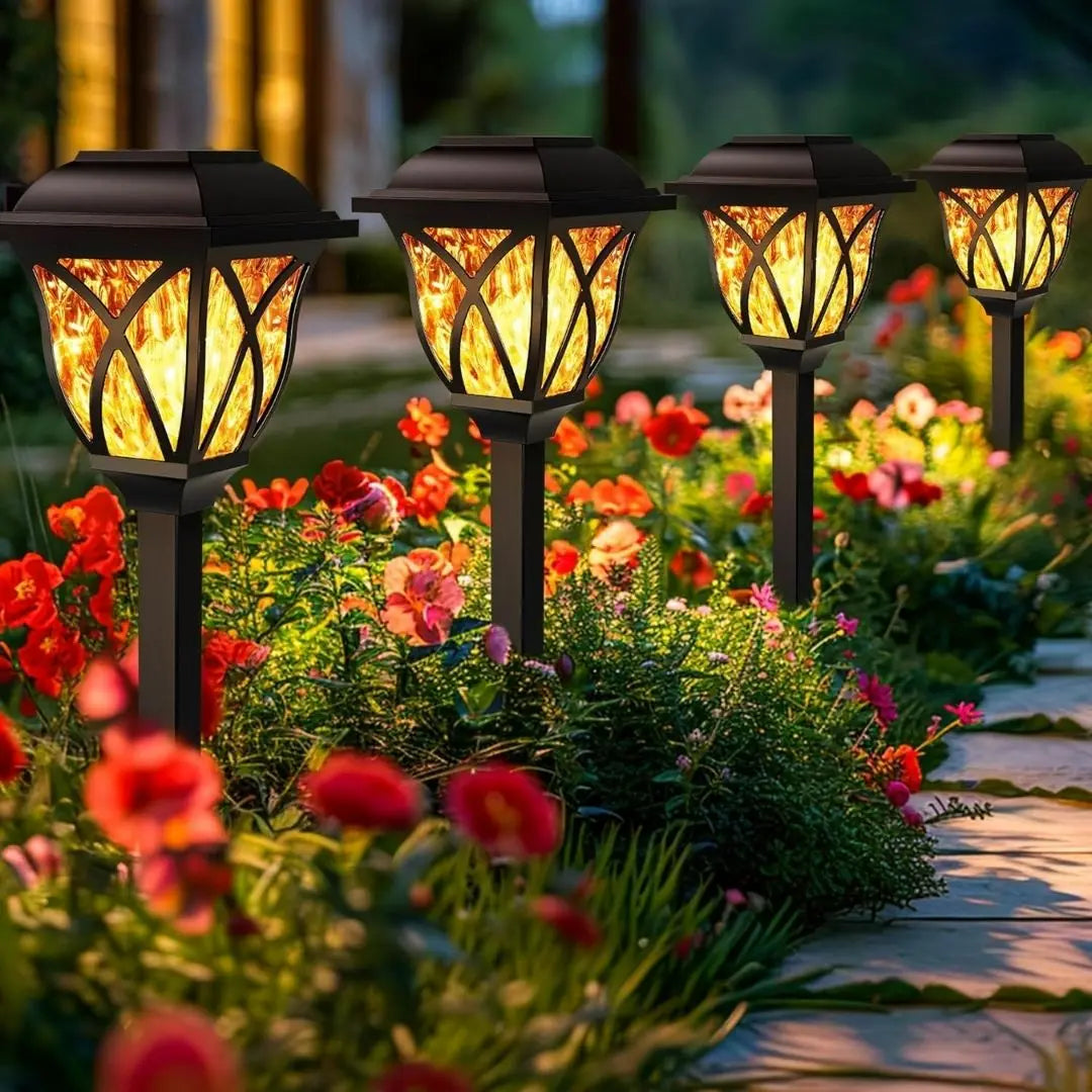 Royallure Solar Garden Lights – Waterproof LED Outdoor Pathway Lamps with Warm White Glow, Automatic Operation, Eco-Friendly Design 2