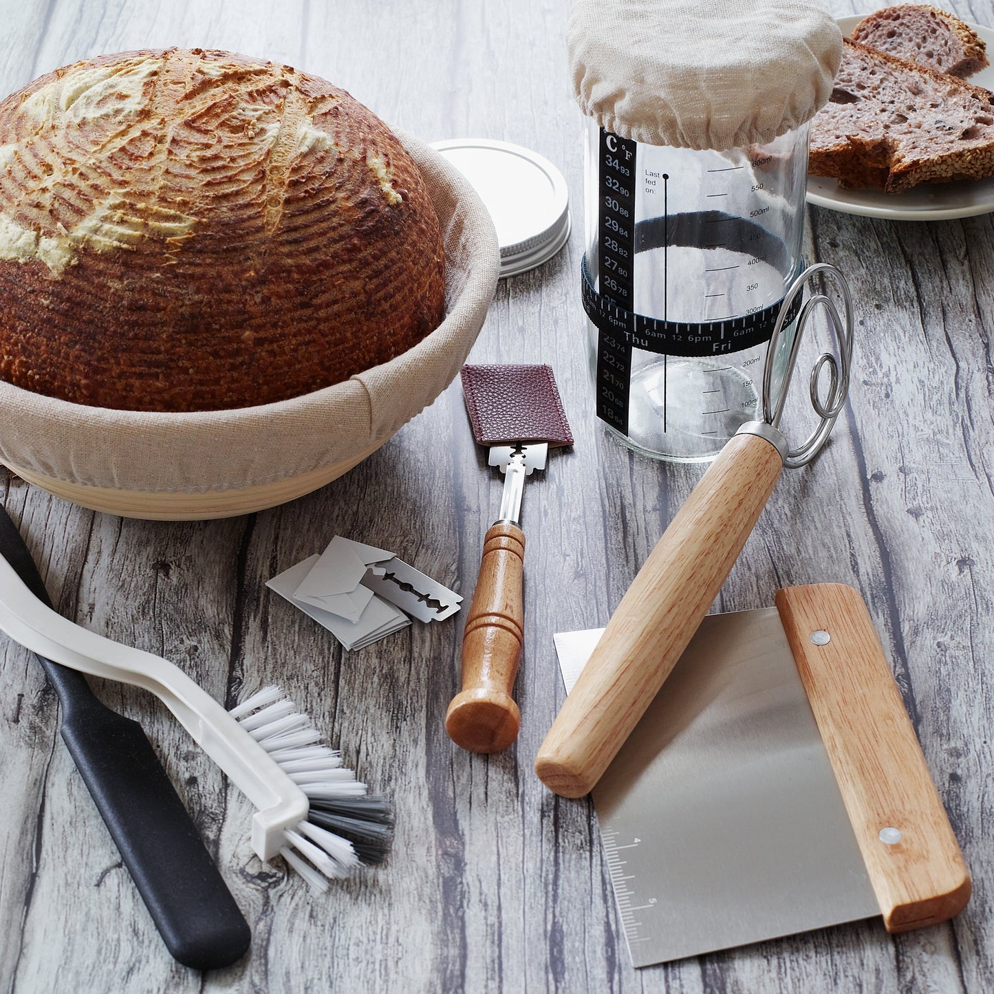 Royallure Sourdough Baking Set with Banneton Basket and Precision Tools for Artisan Bread 3