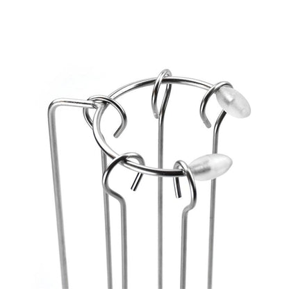 Royallure Stainless Steel BBQ Skewers Set with Grill Rack Holder for Perfect Kebab Grilling 3