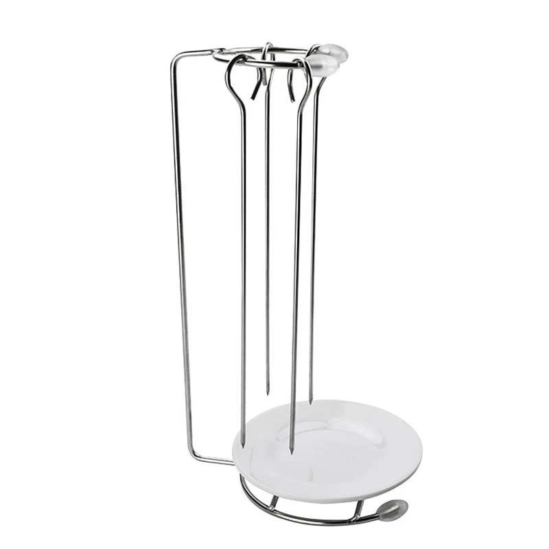 Royallure Stainless Steel BBQ Skewers Set with Grill Rack Holder for Perfect Kebab Grilling 4