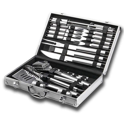 Royallure Stainless Steel BBQ Tool Set with Aluminum Case - Complete Grill Utensils 6