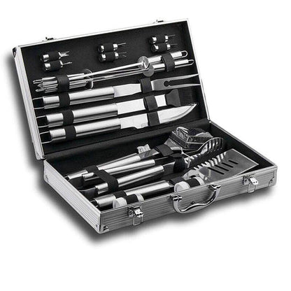 Royallure Stainless Steel BBQ Tool Set with Aluminum Case - Complete Grill Utensils 7