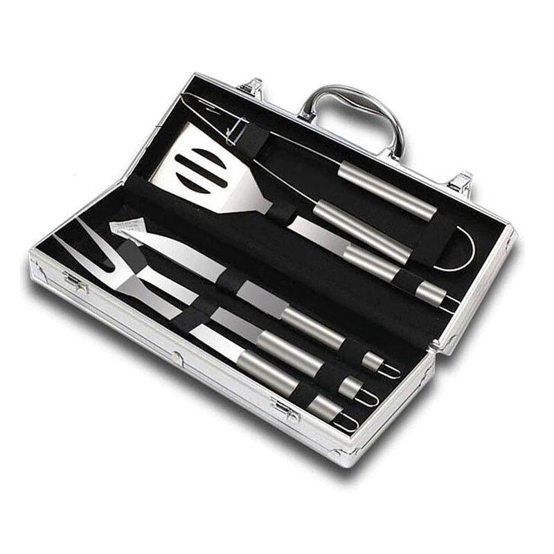 Royallure Stainless Steel BBQ Tool Set with Aluminum Case - Complete Grill Utensils 9