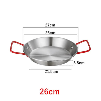 Royallure Stainless Steel Cooking Pot with Double Handle – Induction Compatible Frying Pan, Elegant Design, Multiple Sizes Available 6