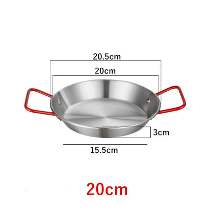 Royallure Stainless Steel Cooking Pot with Double Handle – Induction Compatible Frying Pan, Elegant Design, Multiple Sizes Available 8