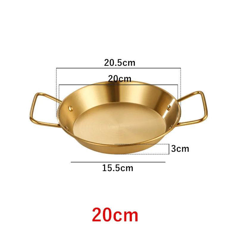 Royallure Stainless Steel Cooking Pot with Double Handle – Induction Compatible Frying Pan, Elegant Design, Multiple Sizes Available 9